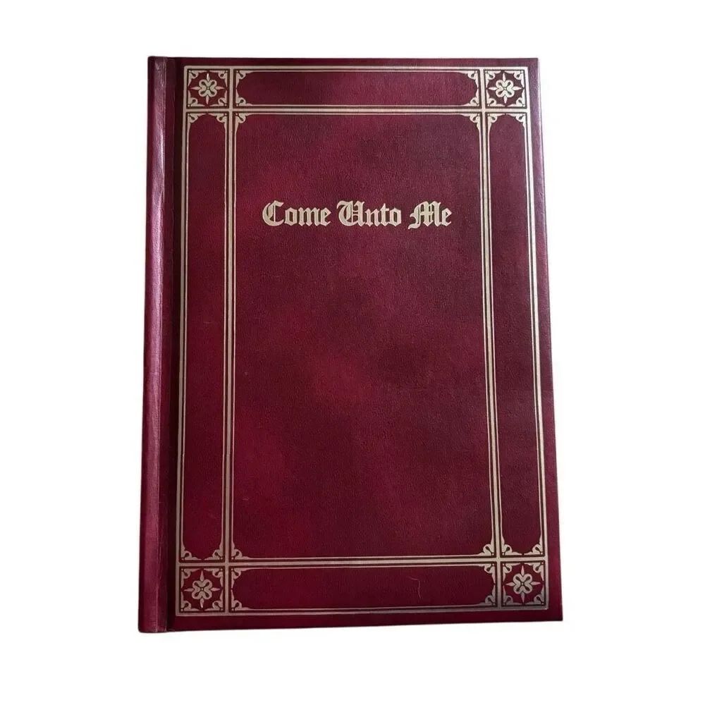 Come Unto Me Catholic Religious Service Illustrated Funeral Book *Unused*